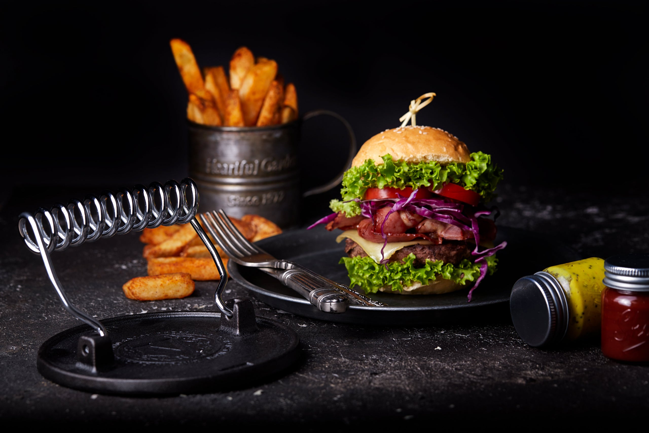Tips para preparar la mejor hamburguesa en hierro fundido