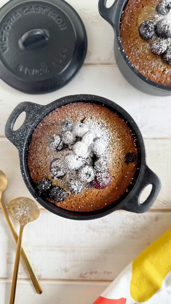 Muffins de arándano en Mini Cocotte