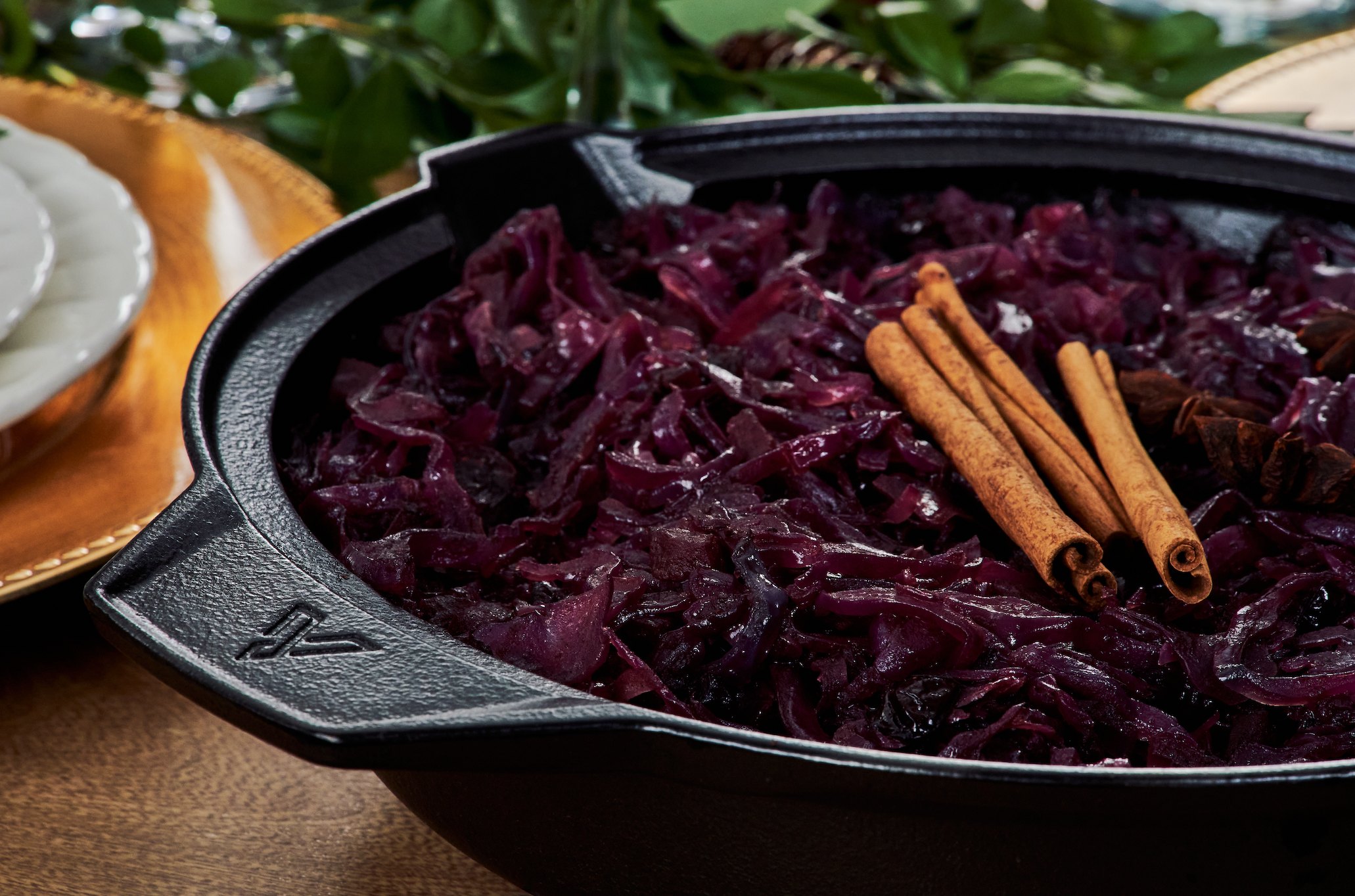 Spiced red cabbage