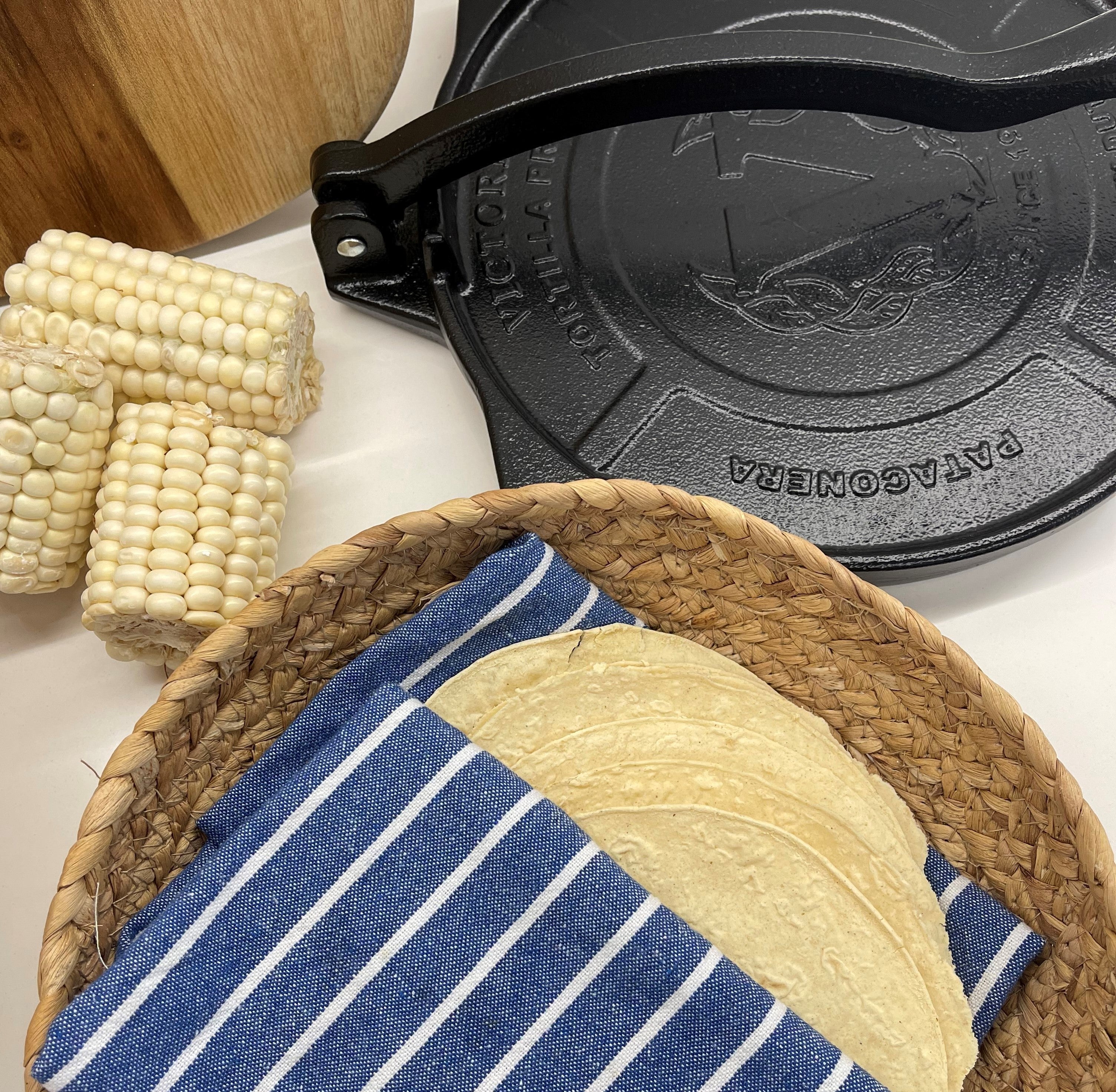 Tortillas de maíz caseras