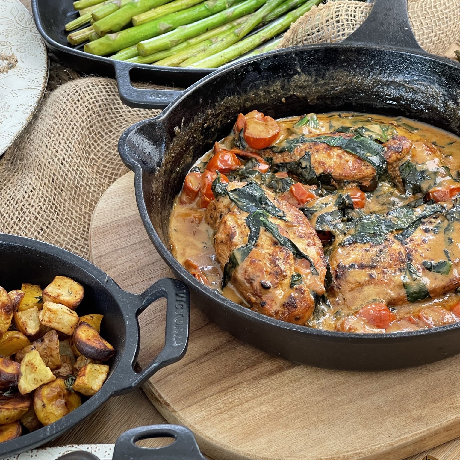 Pollo a la toscana