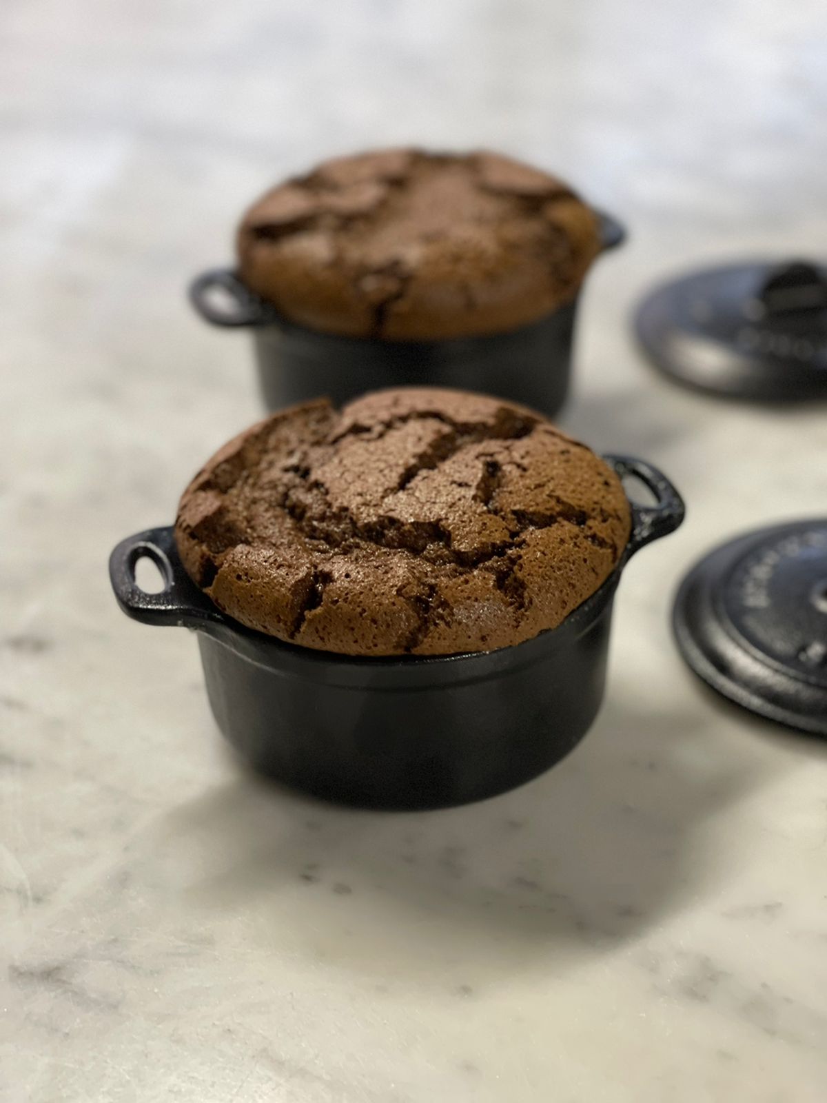 Soufflé de chocolate
