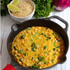 Curry de garbanzos cremoso con leche de coco y espinacas