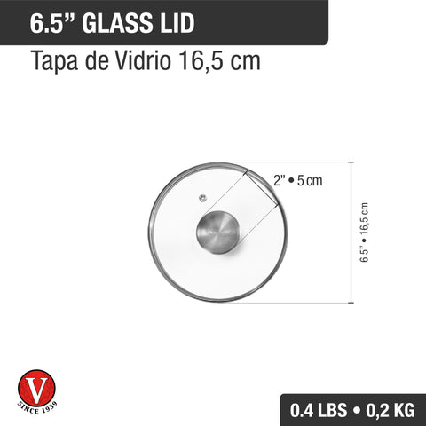 Tapa de Vidrio Templado Victoria 16,5 Cm