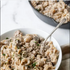 Stroganoff de carne con pasta