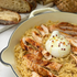 Orzo cremoso con pollo y burrata