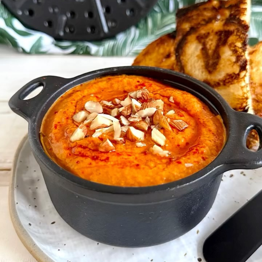 Salsa Tatemada de Pimentón y Tomate