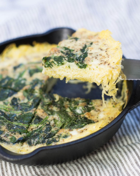 Quiche de espinaca y queso