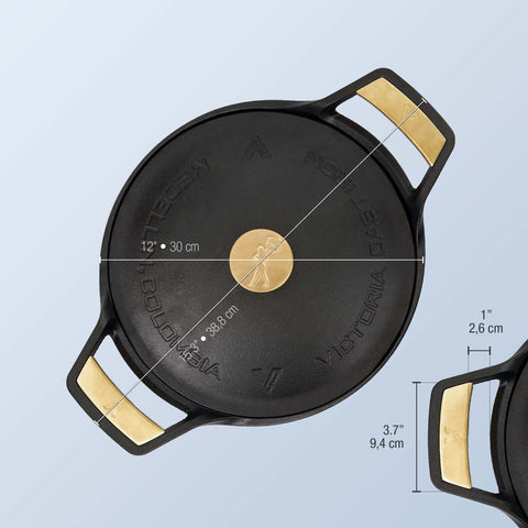 Horno Holandés de Hierro Fundido Olla 5.7 Litros Soft