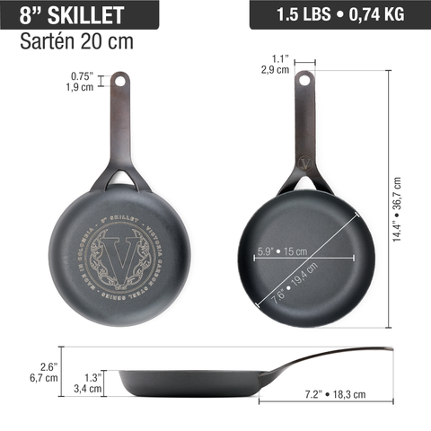 Sartén Acero al Carbono 20 cm