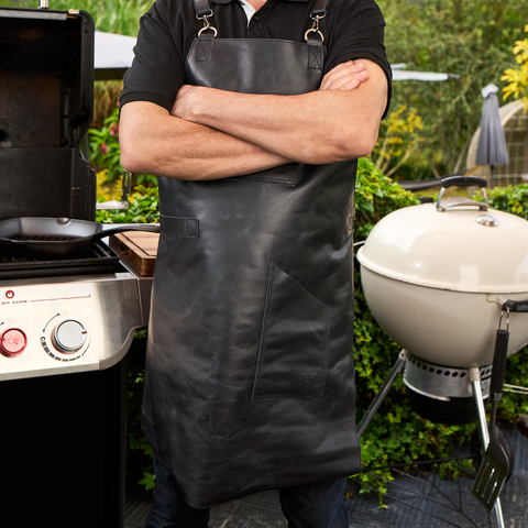 Delantal de Cuero Premium para Chef