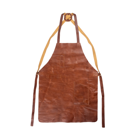 Delantal de Cuero para Cocina y Asados