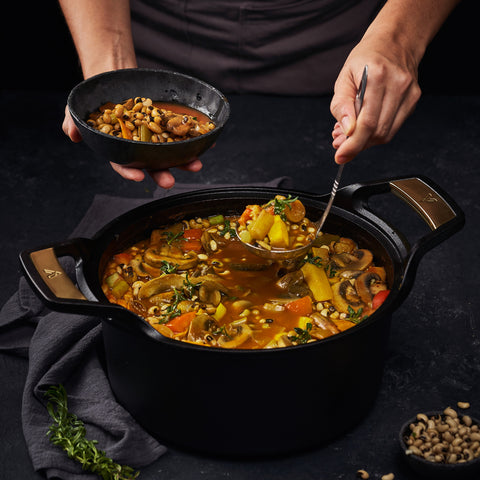 Horno Holandés de Hierro Fundido Olla 5.7 Litros Soft
