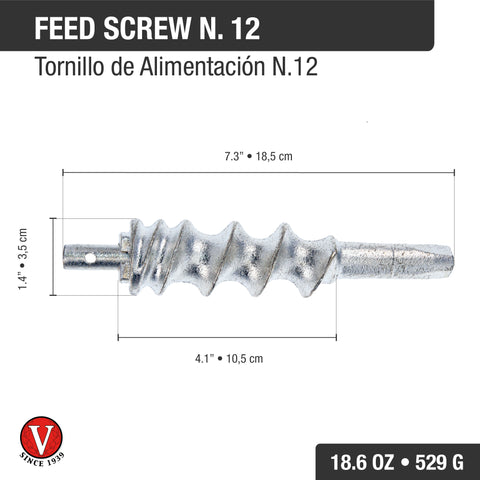 Repuesto Tornillo de Alimentación Molino Manual de Granos